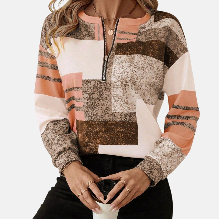 Vintage-Inspired Luxe Sweatshirt