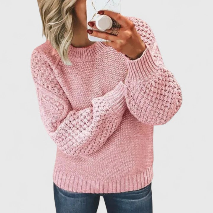 Elegant Knit Sweater with Luxe Comfort