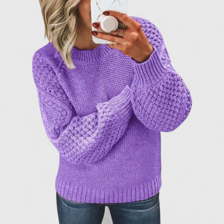 Elegant Knit Sweater with Luxe Comfort