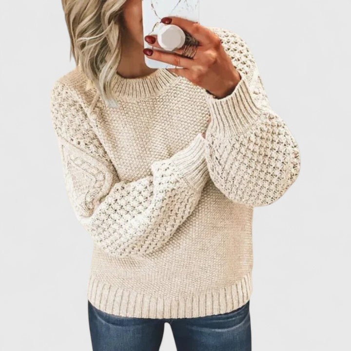 Elegant Knit Sweater with Luxe Comfort
