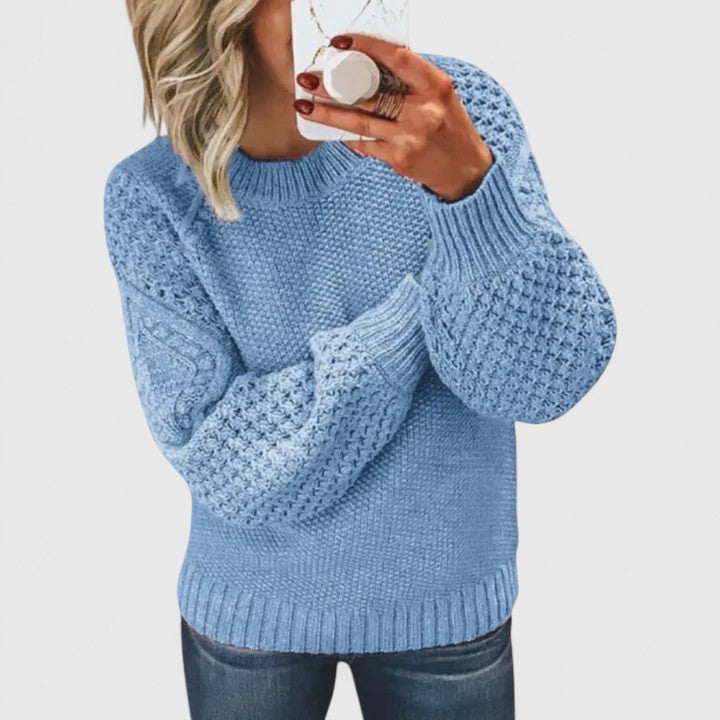 Elegant Knit Sweater with Luxe Comfort