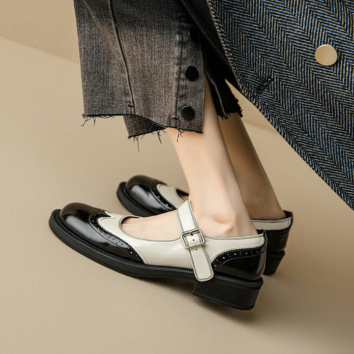 Elegant Mary Jane Shoes with Classic Detailing