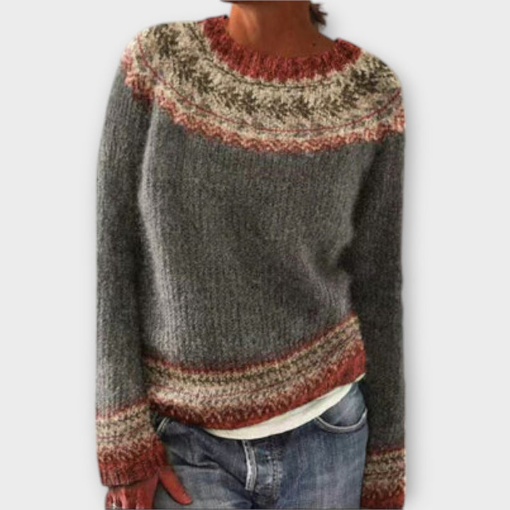 Luxe Knit Sweater with Effortless Elegance