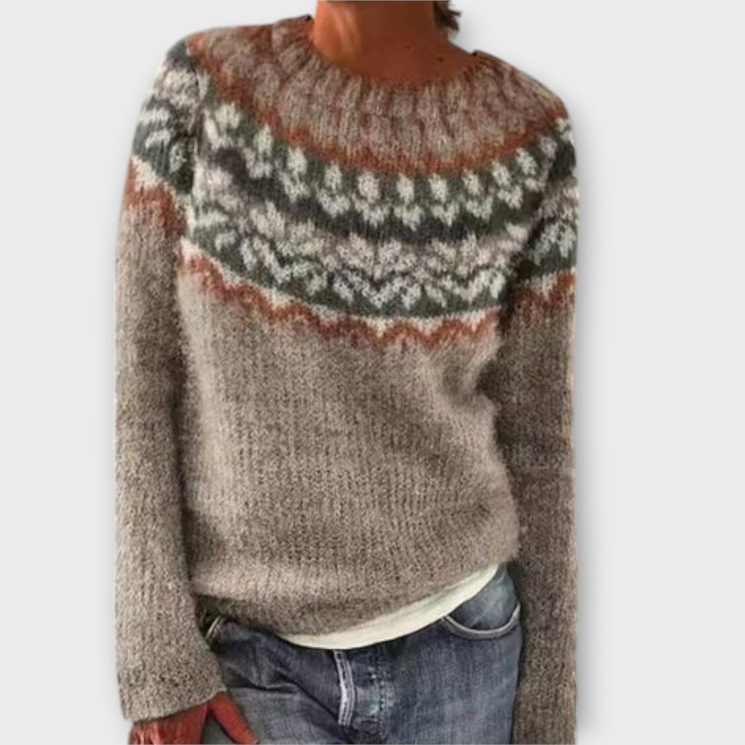 Luxe Knit Sweater with Effortless Elegance