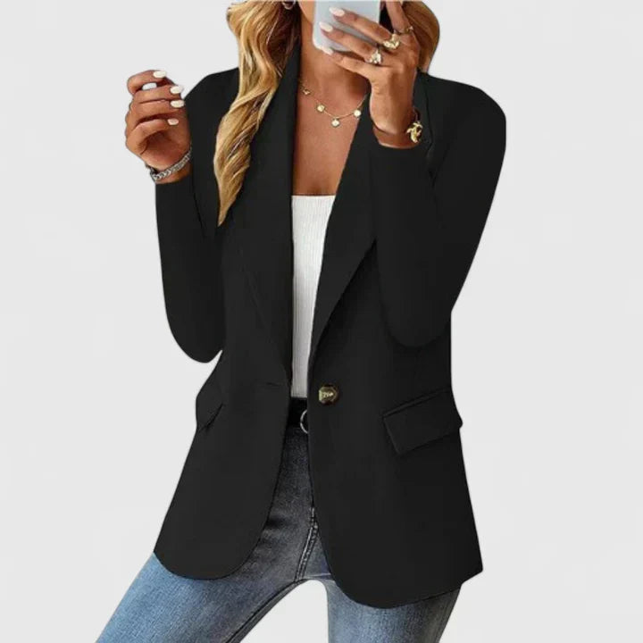Timeless Tailored Blazer in Luxe Fabric