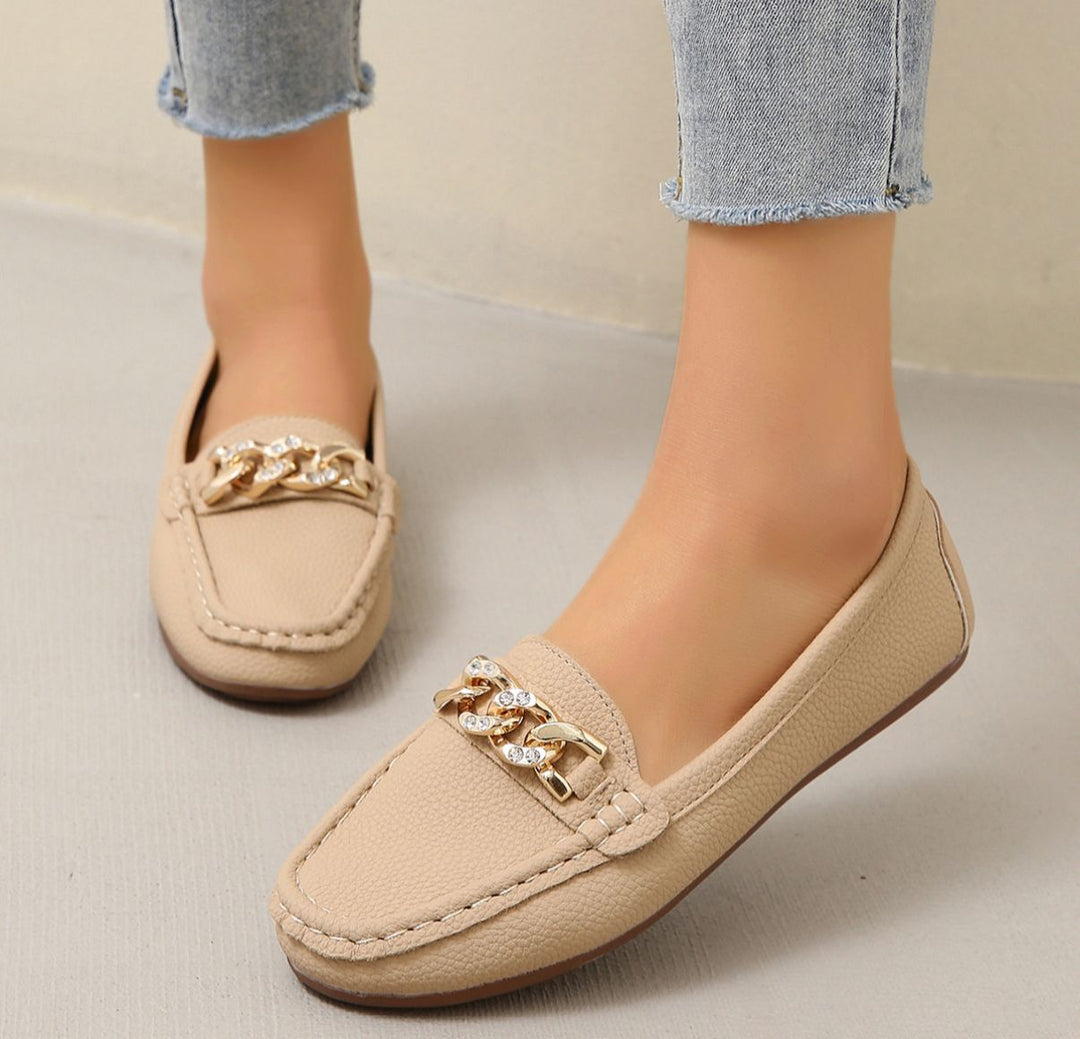 Elegant Orthopedic Loafers in Soft Leather