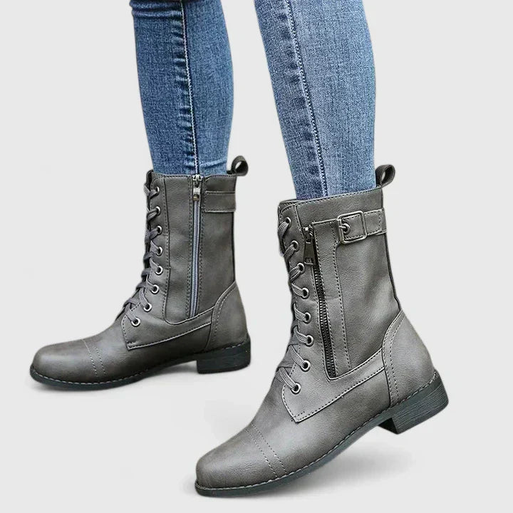 Elegant orthopedic ankle boots
