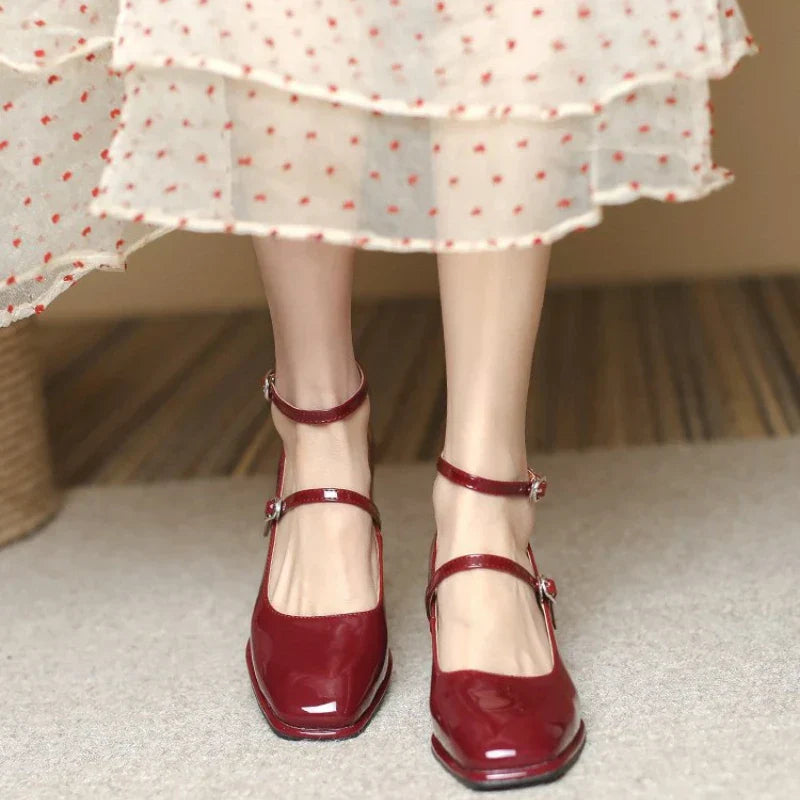 Refined Ankle-Strap Heels