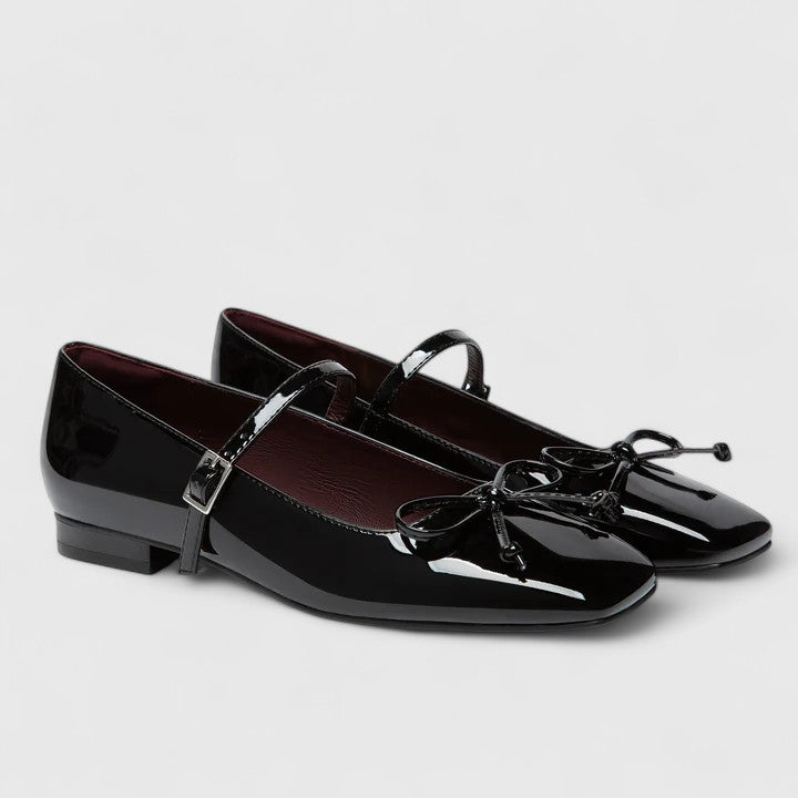 Square Toe Ballet Flats in Luxe Comfort