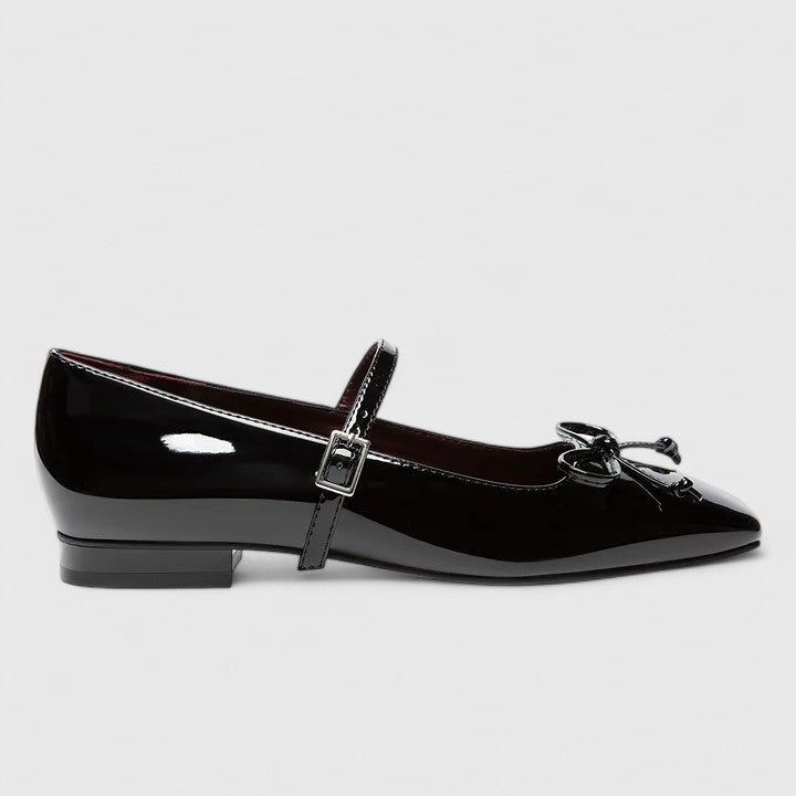 Square Toe Ballet Flats in Luxe Comfort