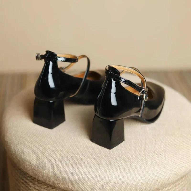 Refined Ankle-Strap Heels