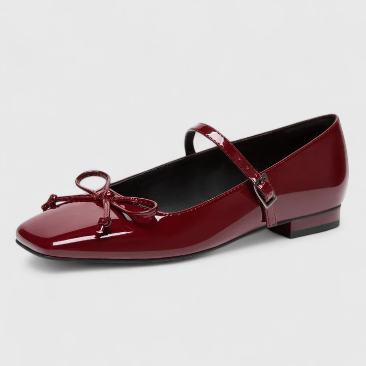 Square Toe Ballet Flats in Luxe Comfort