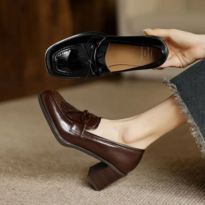 Elegant Loafer Pumps with Refined Silhouette