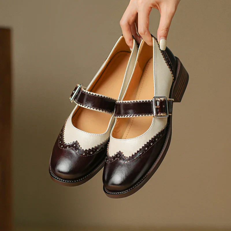 Miana Leather Mary Janes with Classic Elegance