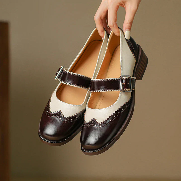 Miana Leather Mary Janes with Classic Elegance