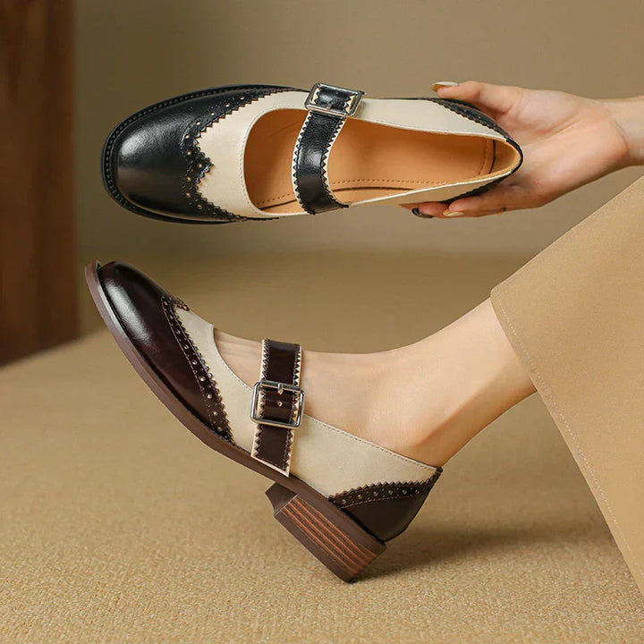 Miana Leather Mary Janes with Classic Elegance