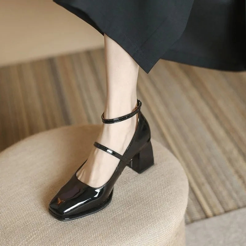 Refined Ankle-Strap Heels