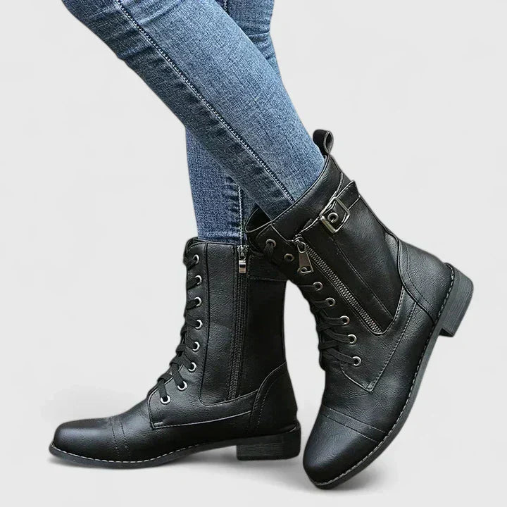 Elegant orthopedic ankle boots