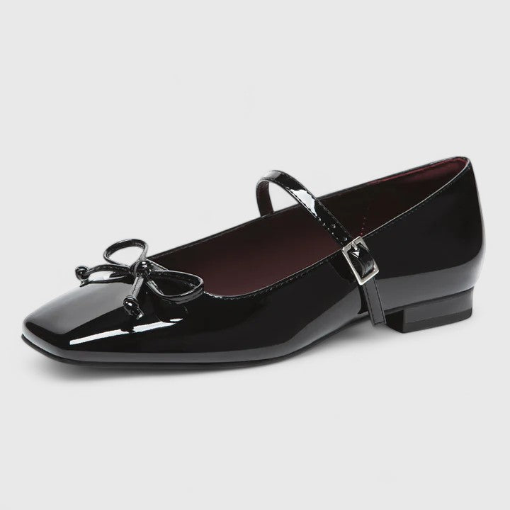 Square Toe Ballet Flats in Luxe Comfort