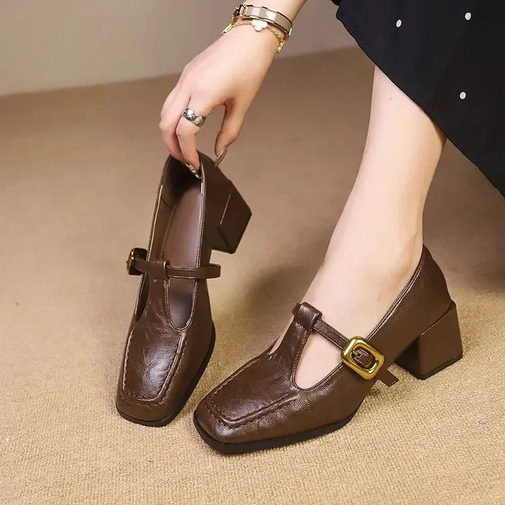 French-inspired Mary Jane flats