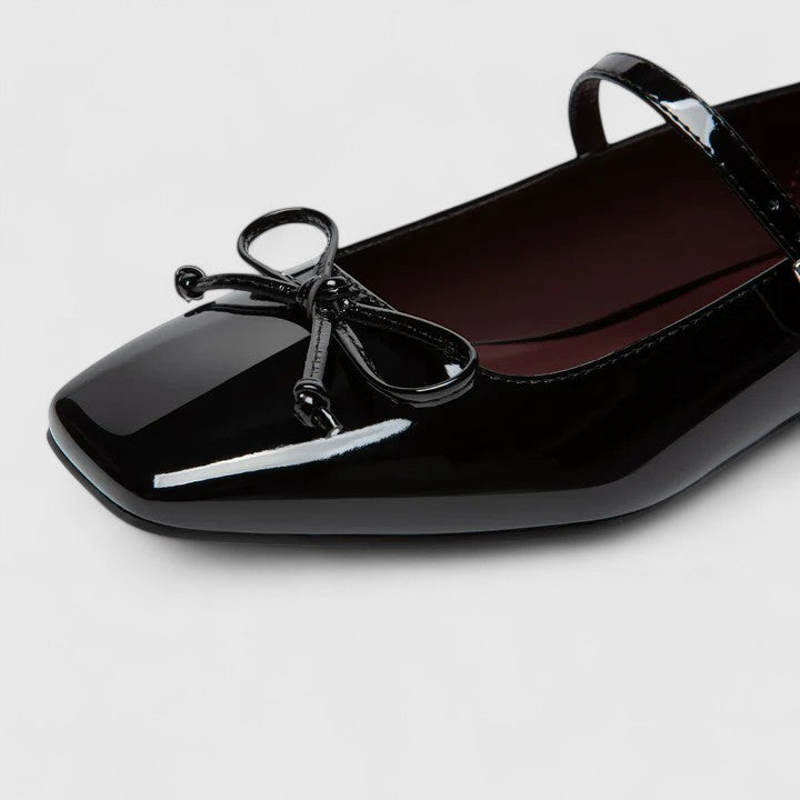 Square Toe Ballet Flats in Luxe Comfort