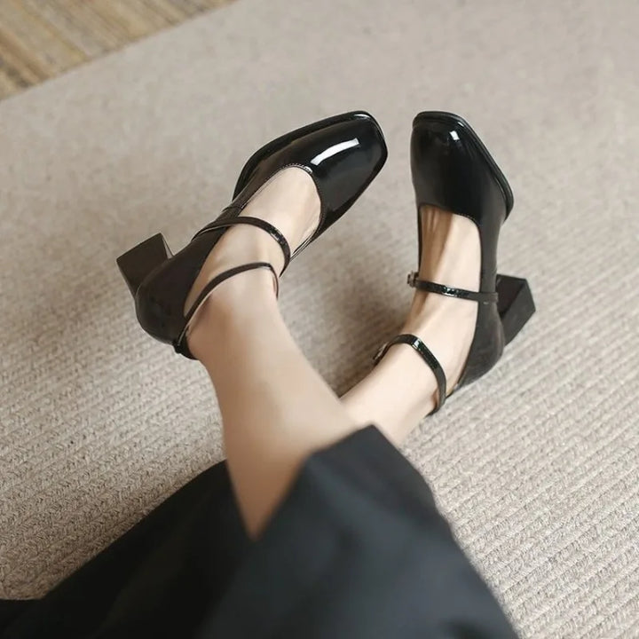 Refined Ankle-Strap Heels