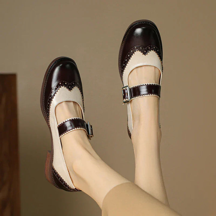 Miana Leather Mary Janes with Classic Elegance