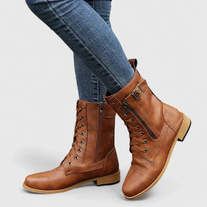 Elegant orthopedic ankle boots