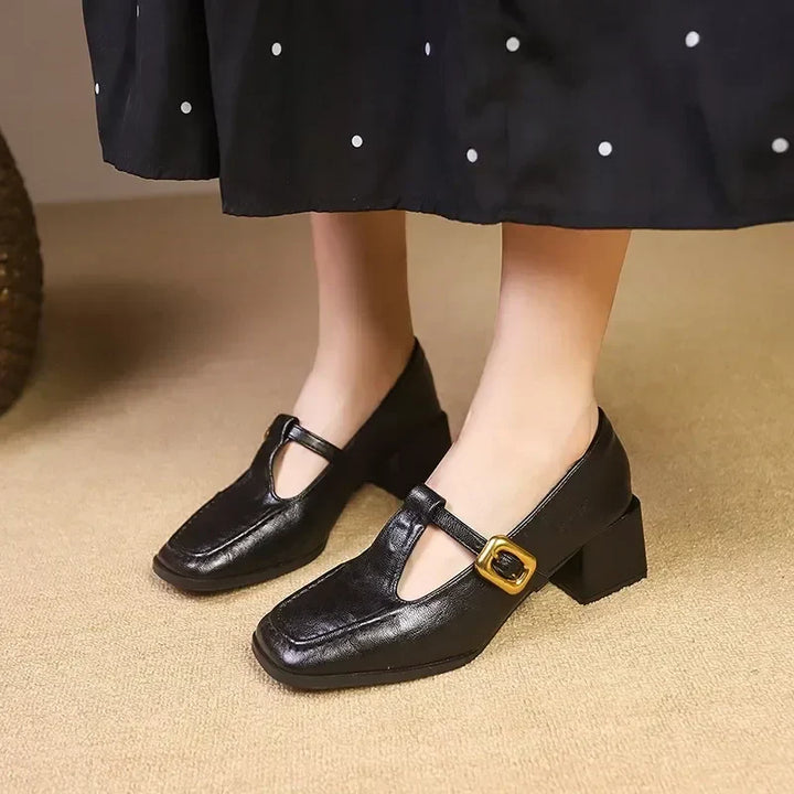 French-inspired Mary Jane flats