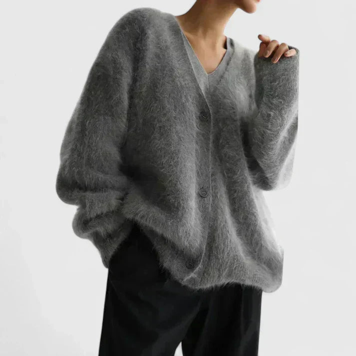 Luxe Knit Cardigan with Soft Draping