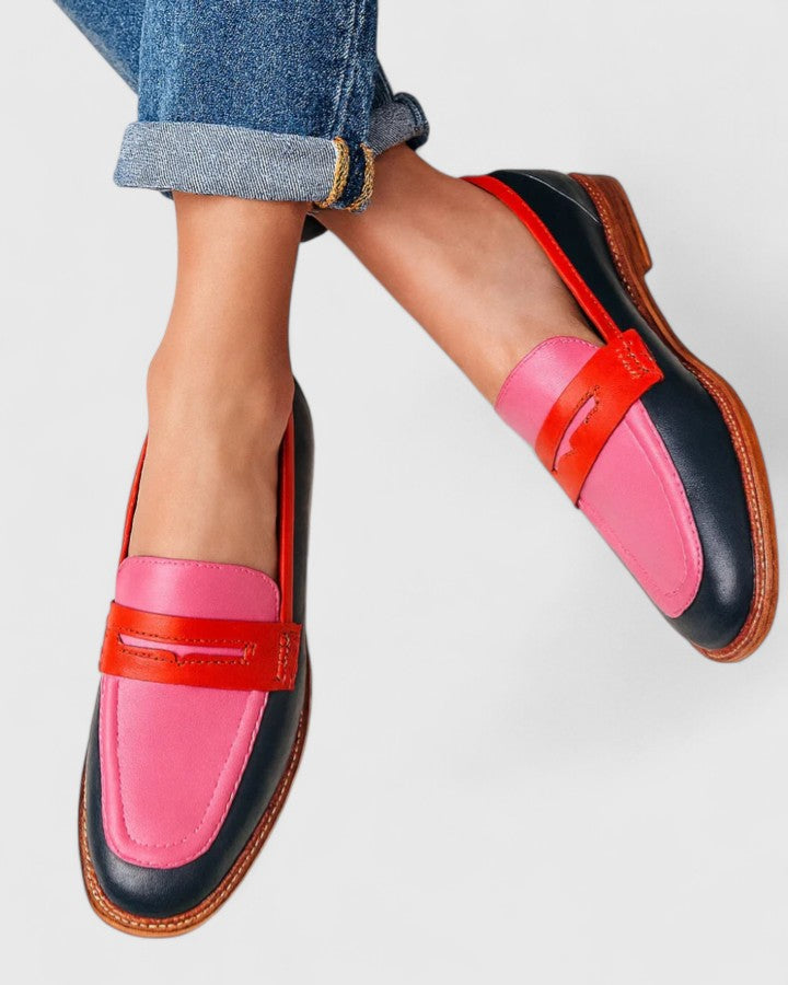 Refined Leather Loafers with Timeless Elegance