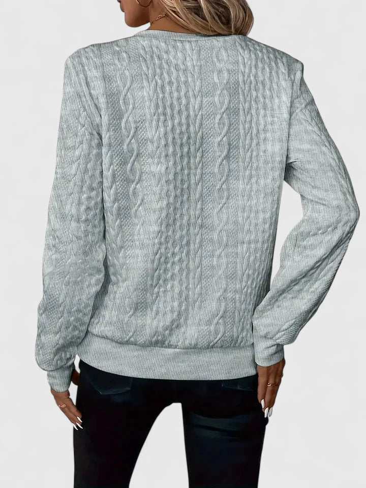 Elegant Knit Sweater with Luxurious Softness