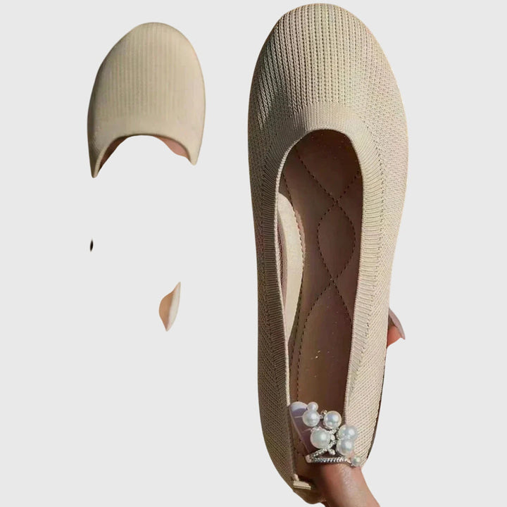 Breathable anti-slip elegance in footwear