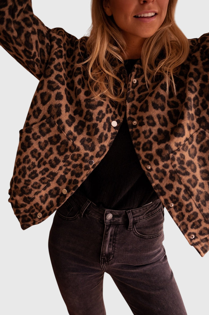 Leopard Print Elegance Jacket