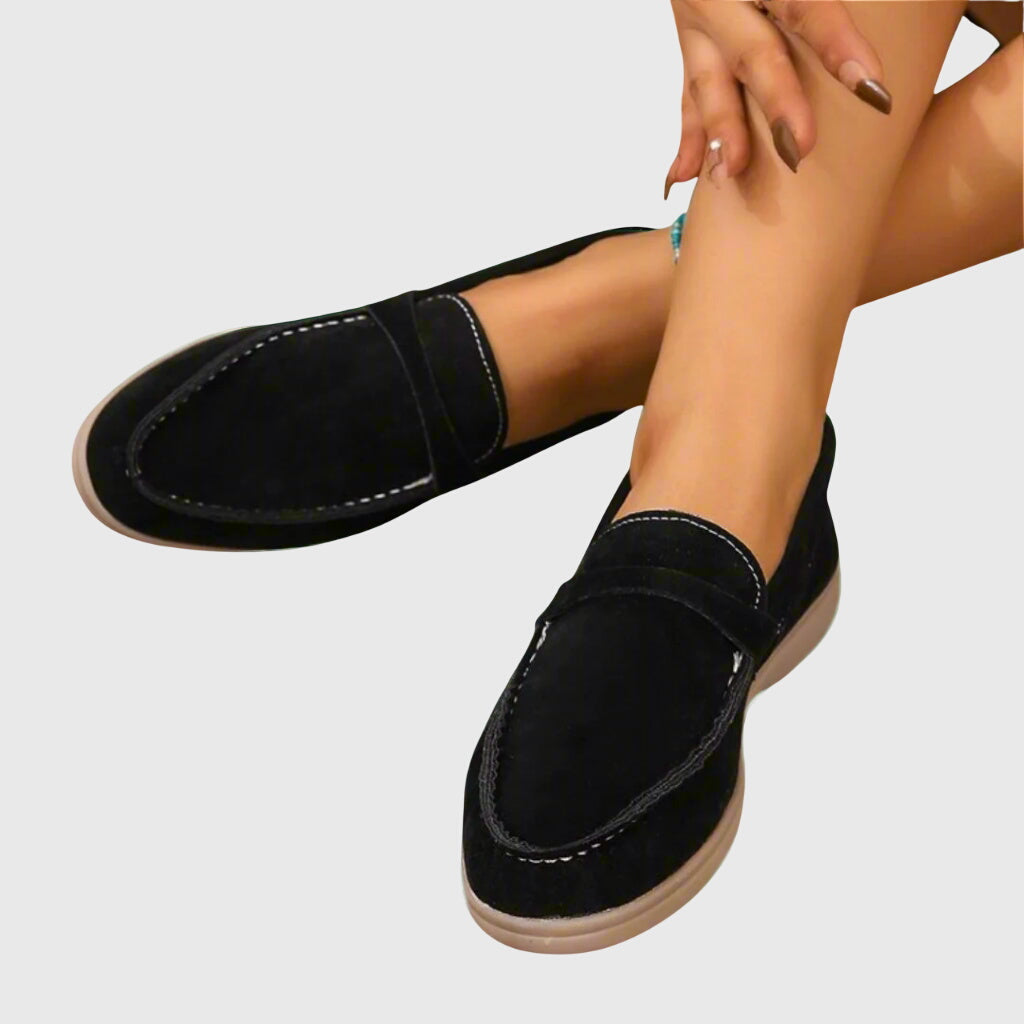 Elegant Orthopedic Loafers with Subtle Detailing