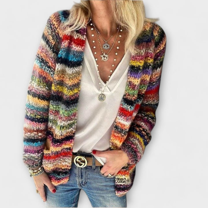 Luxe Knit Cardigan with Subtle Elegance