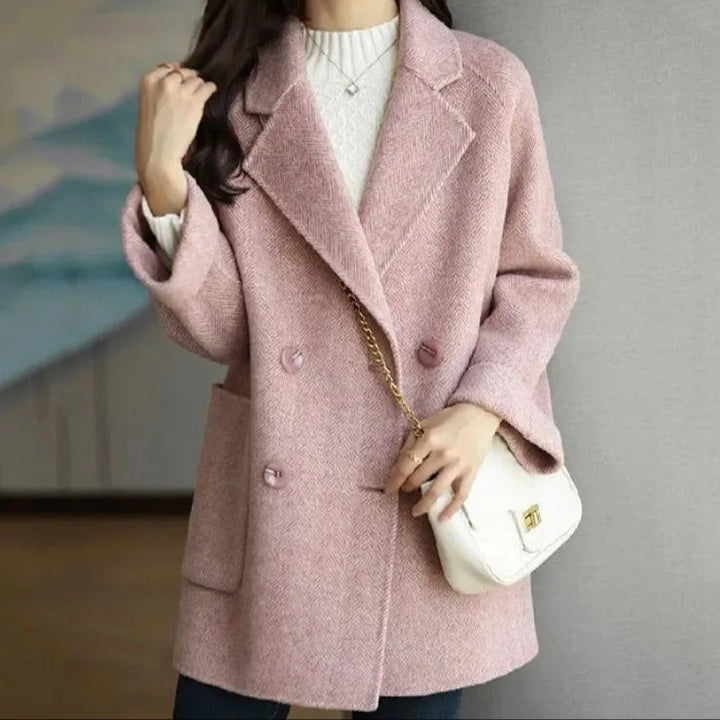 Elegant Fabric Overcoat