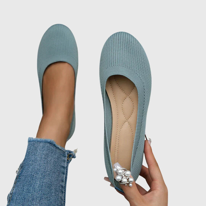 Breathable anti-slip elegance in footwear