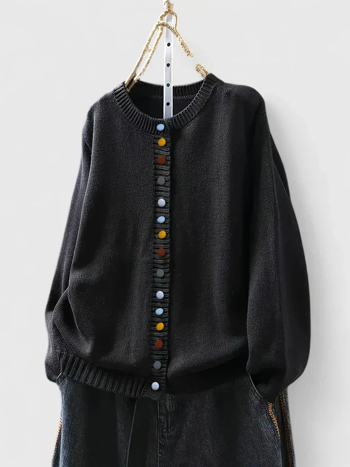 Luxe Knit Cardigan with Soft Draping