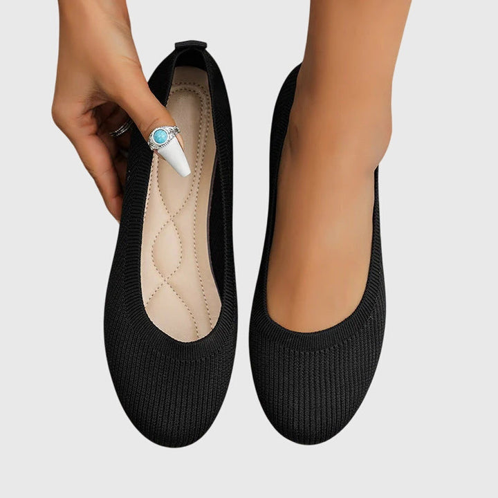 Breathable anti-slip elegance in footwear