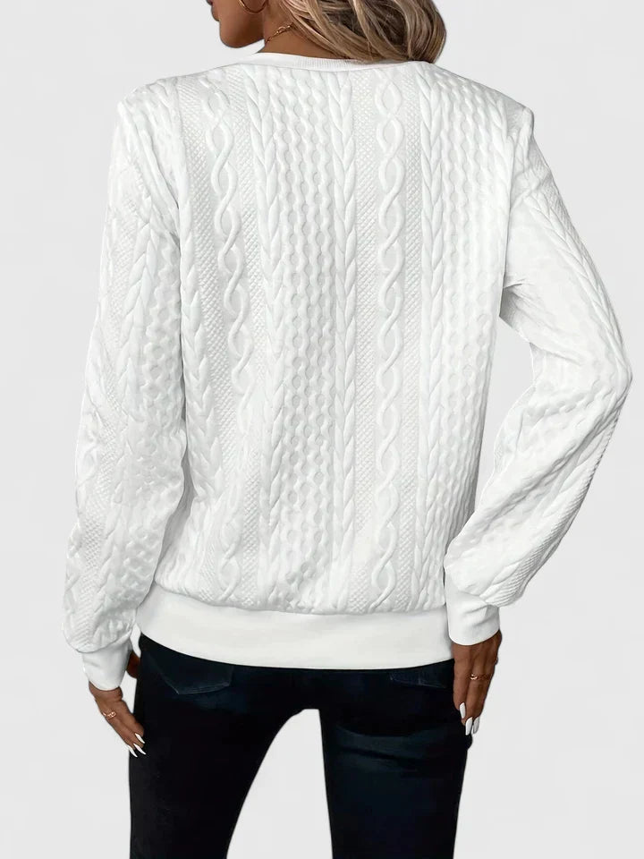 Elegant Knit Sweater with Luxurious Softness