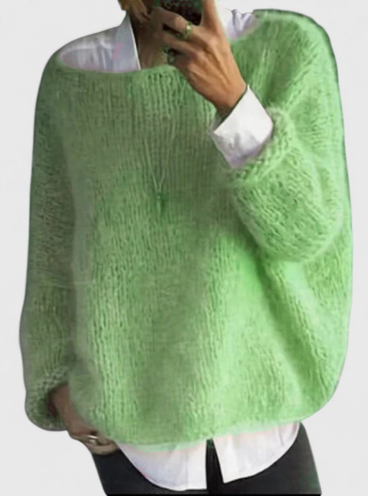 Elegant Knit Sweater with Refined Silhouette