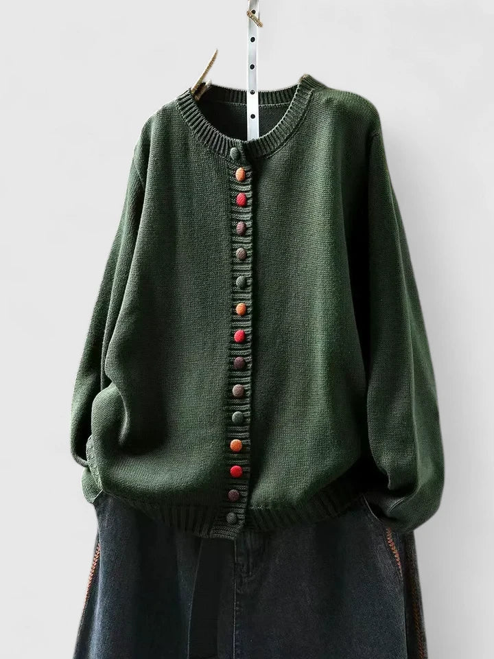 Luxe Knit Cardigan with Soft Draping