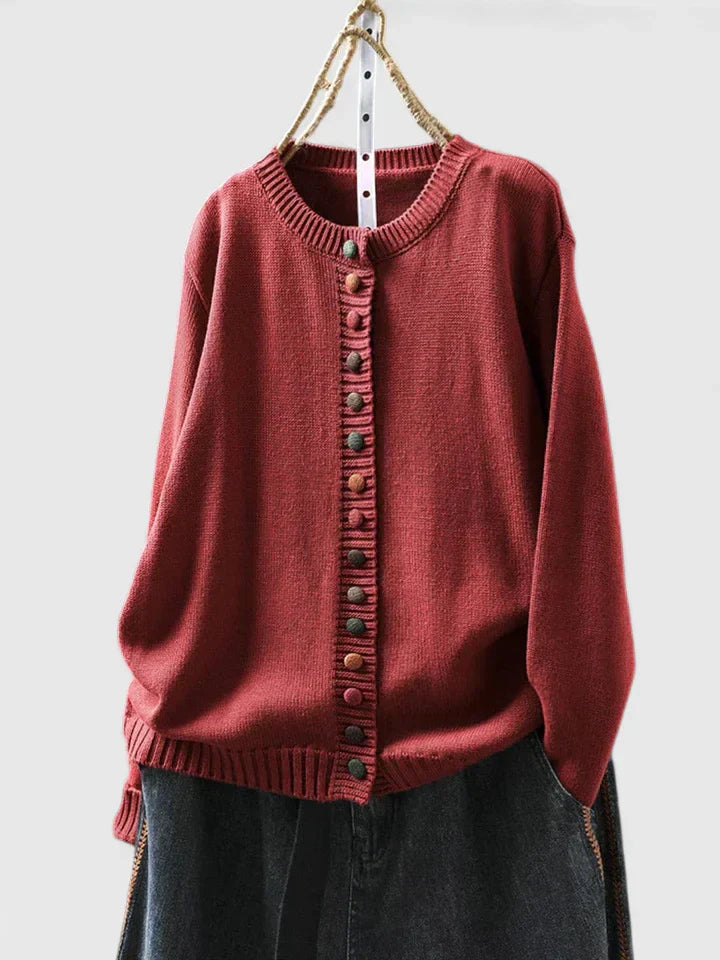 Luxe Knit Cardigan with Soft Draping