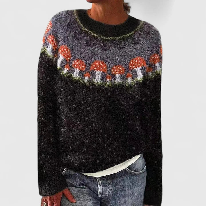 Luxe Knit Sweater with Effortless Elegance
