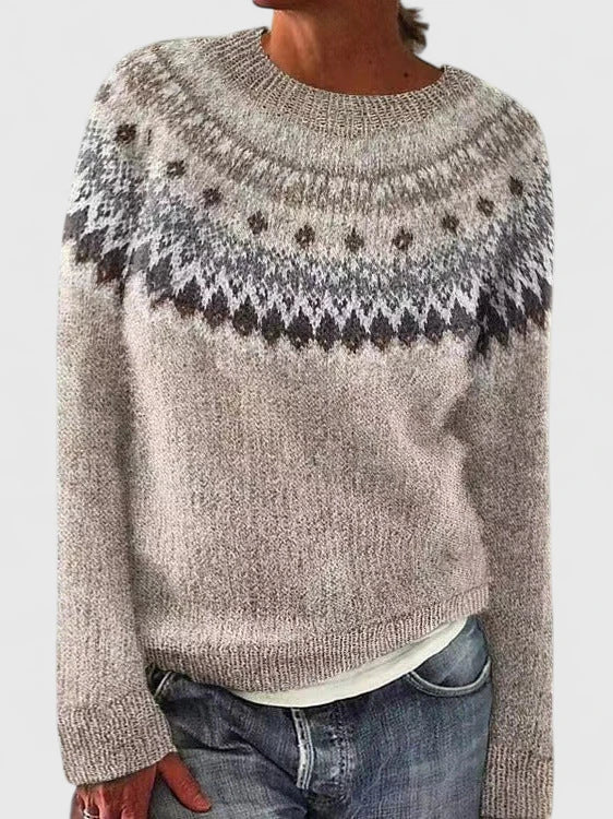 Luxe Knit Sweater with Effortless Elegance