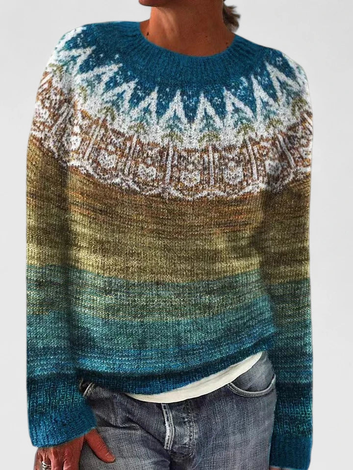 Luxe Knit Sweater with Effortless Elegance